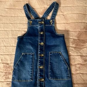 NEVER WORN Denim dress for toddler girl